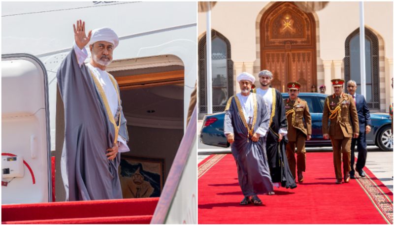 oman sultan heads to jordan for two day visit 