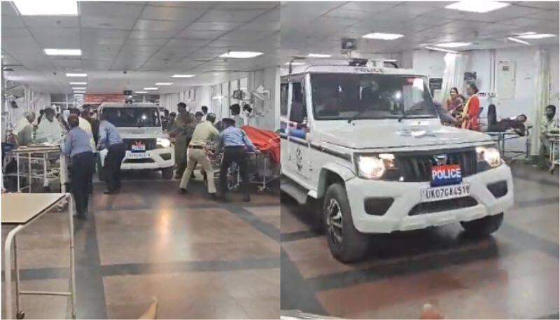 AIIMS Rishikesh Cops drive SUV hospital ward to arrest man who molested doctor san