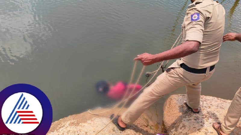 A woman drowned in the lake and died at ramanagar town rav