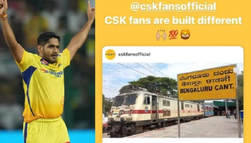 After Backlash CSK Star Tushar Deshpande Deletes Bengaluru Cant Post Mocking RCB san