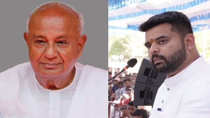 HD Deve Gowda Prajwal Revanna