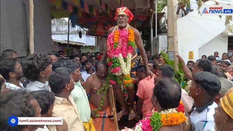 nilakottai karuppannasamy temple festival held well after 7 years in dindigul vel