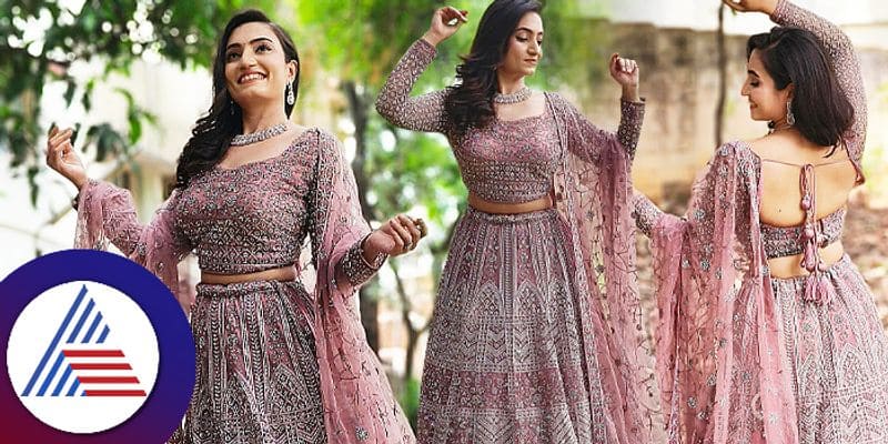 Seetharama Serial Actress Vaishnavi Gowda looks gorgeous in Grand lehanga look Vin