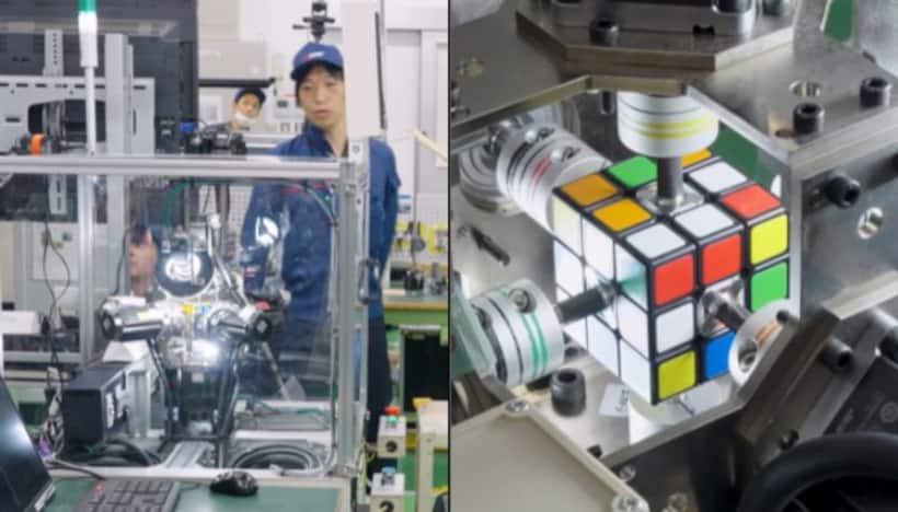 Video: Robot sets world record by solving Rubik's cube in less than a second; Internet reacts