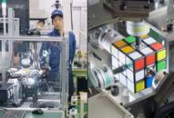 Video: Robot sets world record by solving Rubik's cube in less than a second; Internet reacts RTM