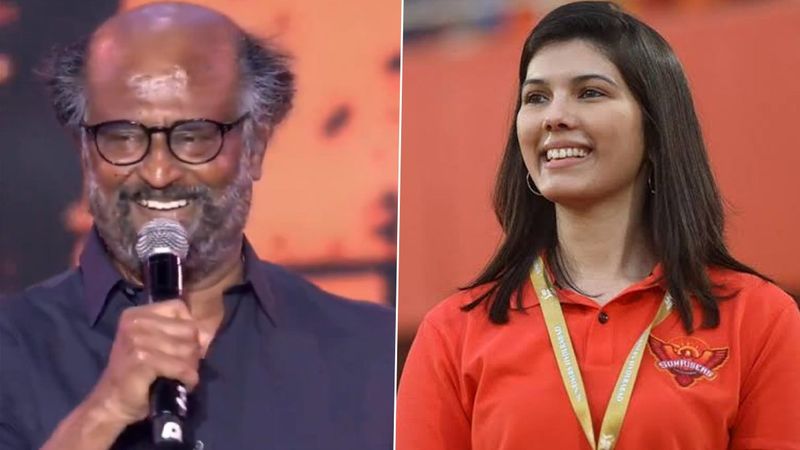 What Super Star Rajinikanth spoke about SRH owner Kavya Maran? Video goes viral sgb