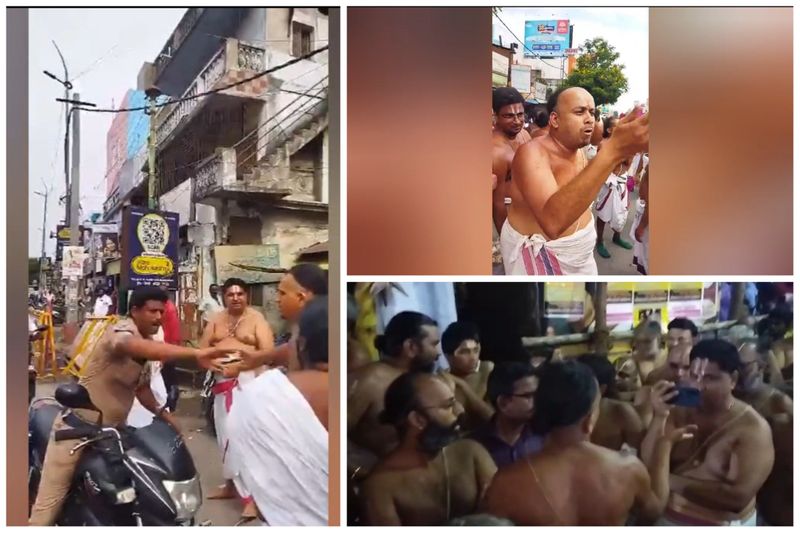 Clash between two factions at Kanchipuram Devaraja Perumal temple festival vel