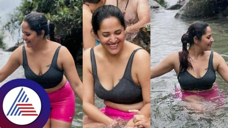 anchor actress anasuya bharadwaj bikini photos trending in social media see her hot pics gvd