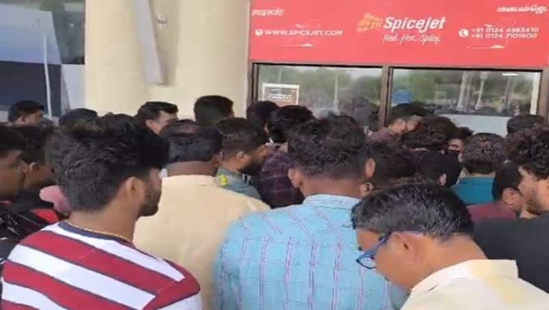 Madurai to Dubai spicejet flight canceled due to cyclone remal