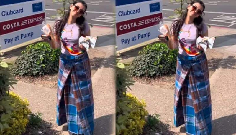 Woman Walks In Streets Of London Wearing Lungi, Internet Reacts Vin