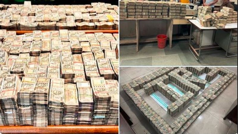 Income tax official seized Rs 116 crore cash from Surana jewelery shop in Nashik after raid akb