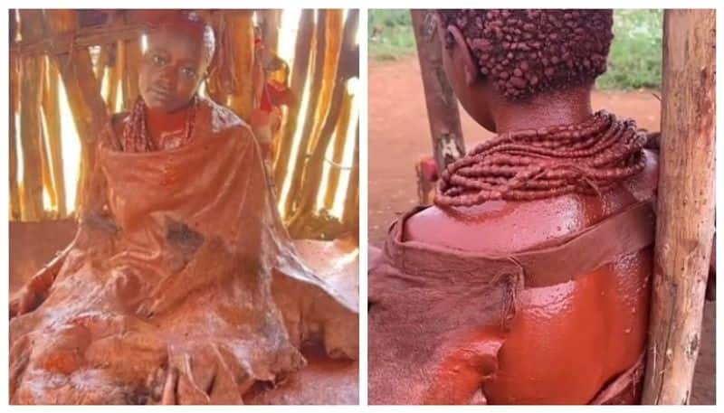 Himba Tribe bride will be kidnapped before the wedding and must spend the night with the guest 