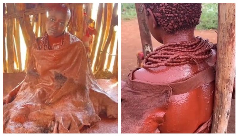 Himba Tribe bride will be kidnapped before the wedding and must spend the night with the guest 