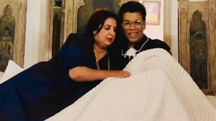 Karan Johar Farah Khan Viral Video
