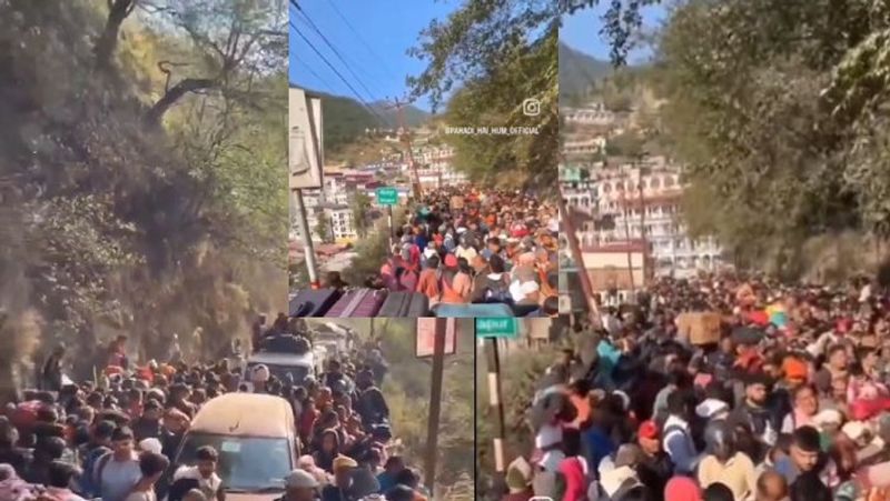 Devotees Huge crowd in Kedarnath authorities request to postpone the trip to Kedarnath akb