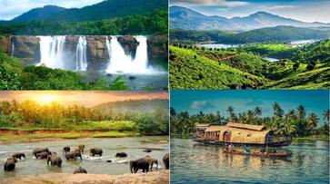 Athirapally Waterfall Munnar Wayanad best places  to visit in Kerala kxa 