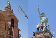 Viral Video: Punjab locals erect Statue of Liberty replica on rooftop, sparking viral sensation [watch] NTI