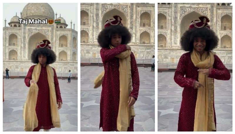 Dance video from front of Taj Mahal goes viral on social media