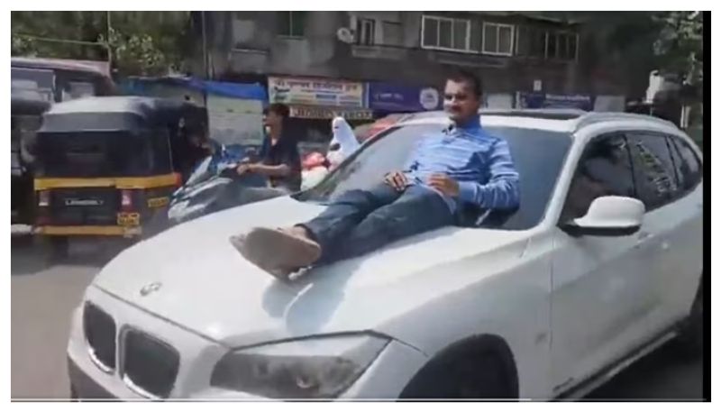 Mumbai Teen Drives Father's BMW On Busy Road With Man On Bonnet