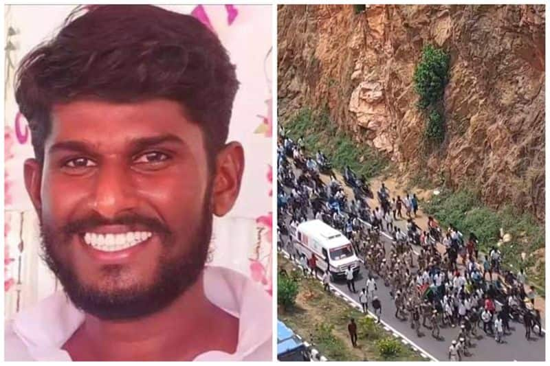 The body of rowdy Deepak Raja, who was murdered in Tirunelveli, was buried today vel