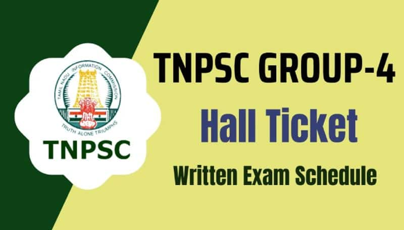 TNPSC Group 4 hall ticket released how to download official links announced ans