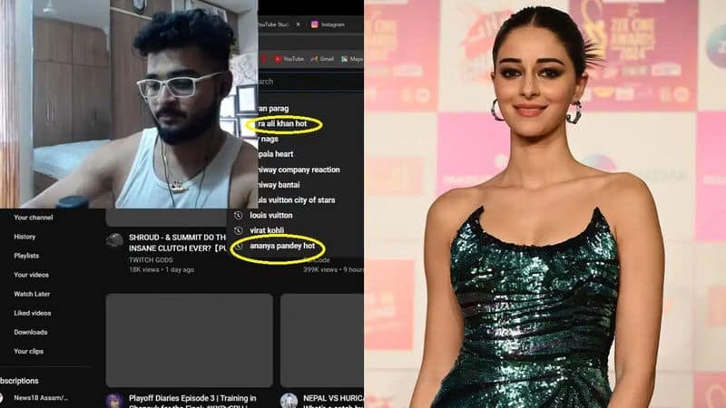 Riyan Parag YouTube search history viral Ananya Panday hot Sara Ali Khan hot san