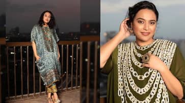 bollywood actress  Swara Bhasker latest suit design for Curvy womens xbw