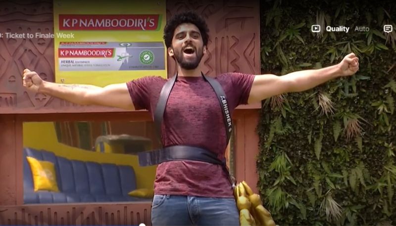 abhishek sreekumar lead in ticket to finale in bigg boss malayalam season 6