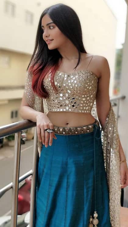 Mirror Work Off-Shoulder Blouse