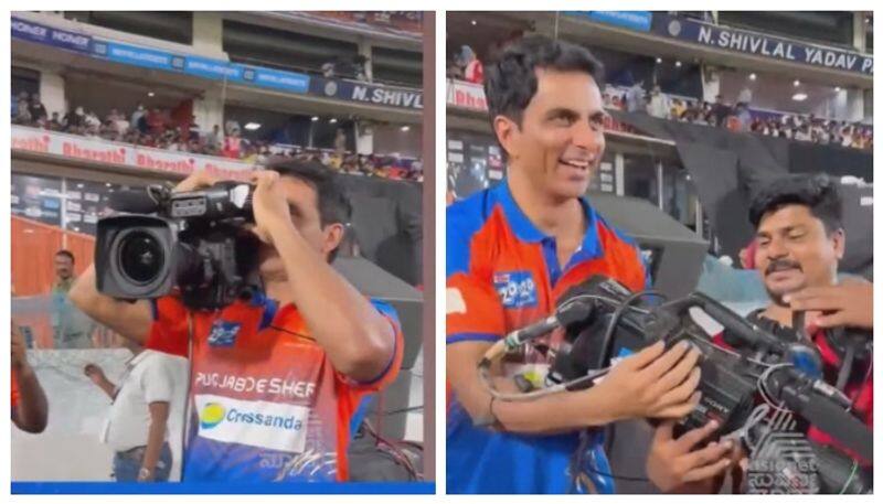 Sonu Sood became Camera Man in IPL Final Match nbn