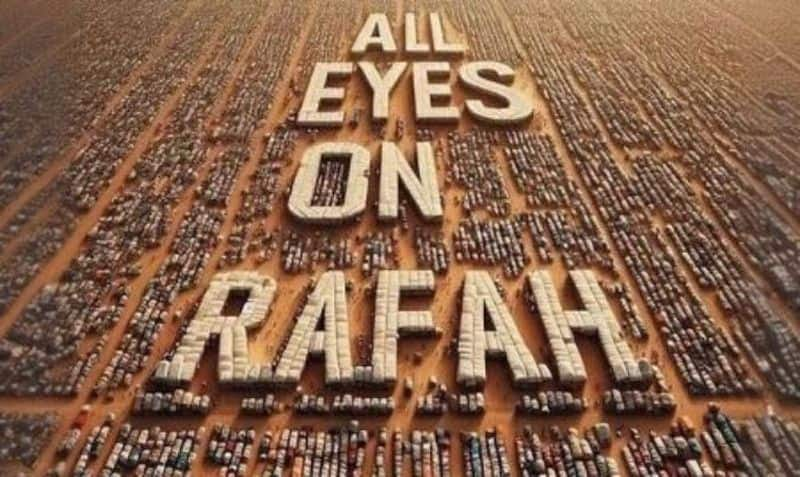 44 million shares on Instagram, 27.5 mn messages on X: Viral 'All eyes on Rafah' image gets Israeli response snt