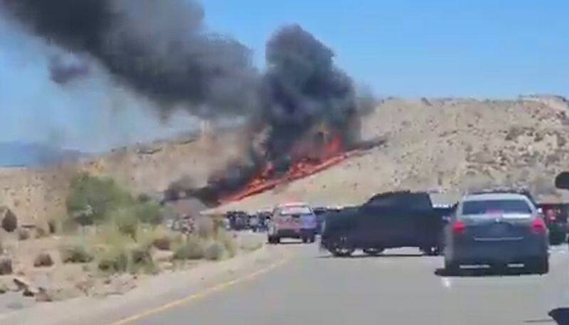 F35 fighter jet worth $135 million crashes in New Mexico, dramatic video goes viral (WATCH) snt