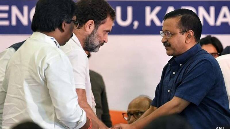Arvind Kejriwal Rahul Gandhi