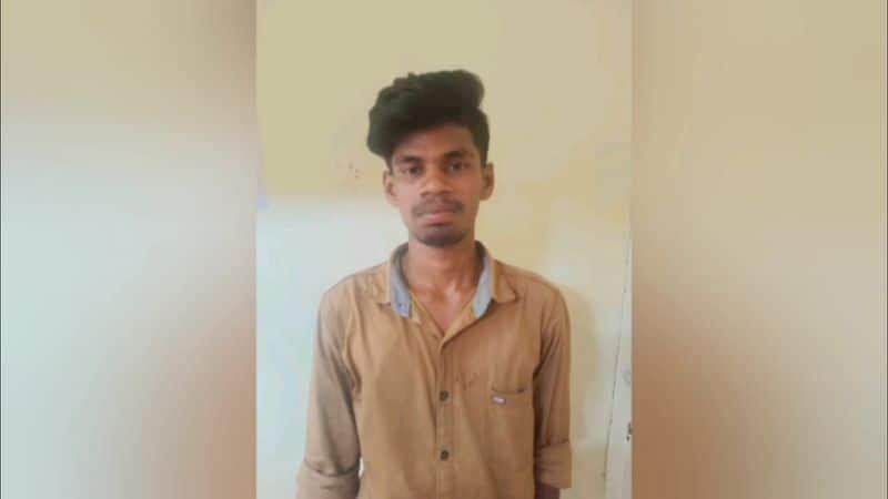 young man arrested who throw a petrol bomb in ariyalur district vel