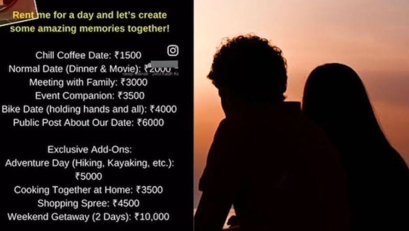 Indian Woman Wants Men to Hire Her as Rental Girlfriend Shares Rate Chart in Instagram Reel Vin