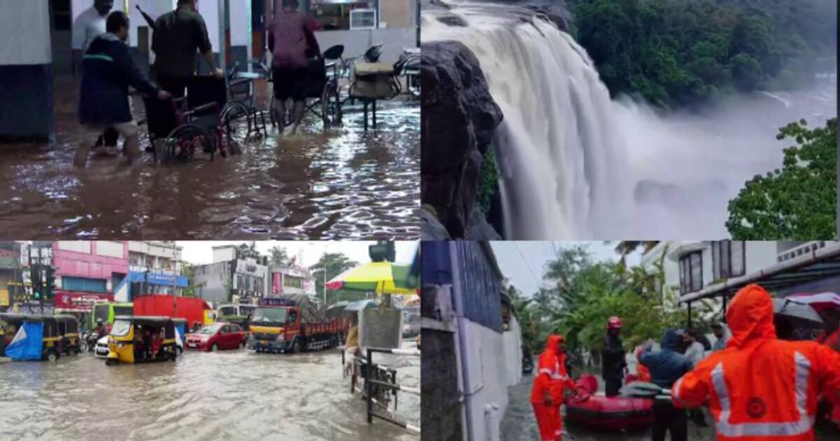 Heavy rain continues in state latest news update:തോരാതെ മഴ, തീരാതെ ...