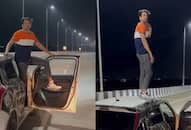 Viral video: man performs risky stunt on moving car, draws response from Mumbai police RTM