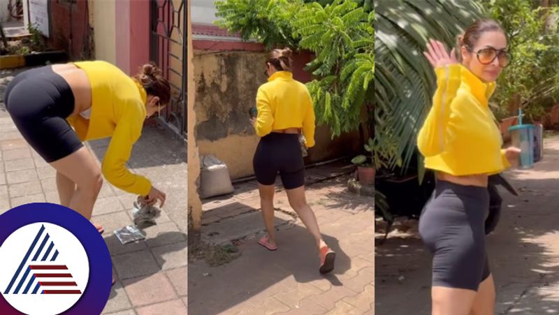 Malaika Arora Picks Up Litter Thrown Outside Her Gym Video Leaves Netizens Divided suc