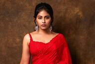 south Actress anjali latest saree look in summer 2024 xbw