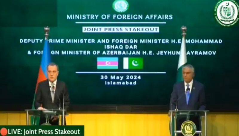 Azerbaijan FM Bayramov rakes up Kashmir issue on Pakistan soil, sparks social media outburst (WATCH) snt