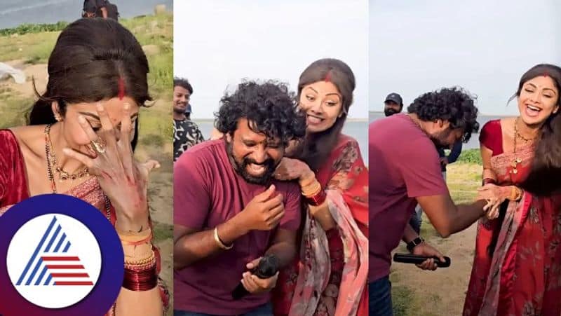 Bollywood Actress Shilpa Shetty Shares Special Video From KD Kannada Movie Shooting Set After Wrap gvd