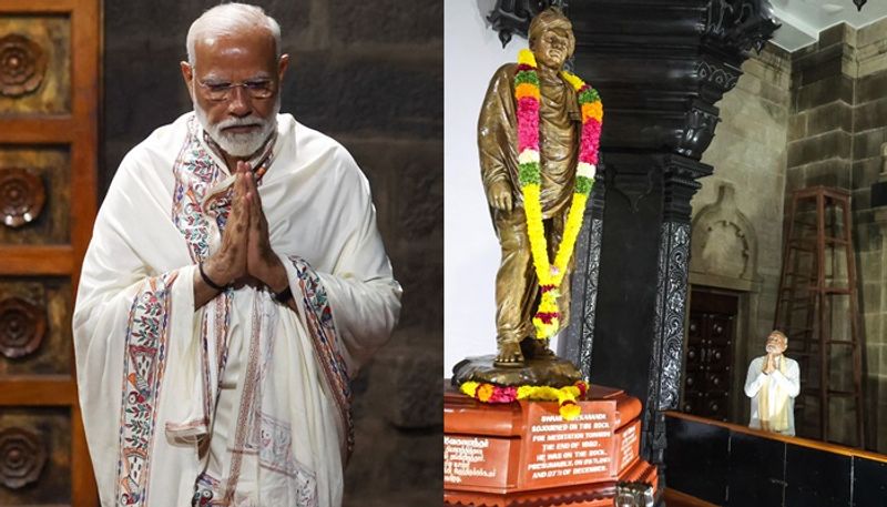 PM Modi meditation progress in Kanyakumari, congress criticized  