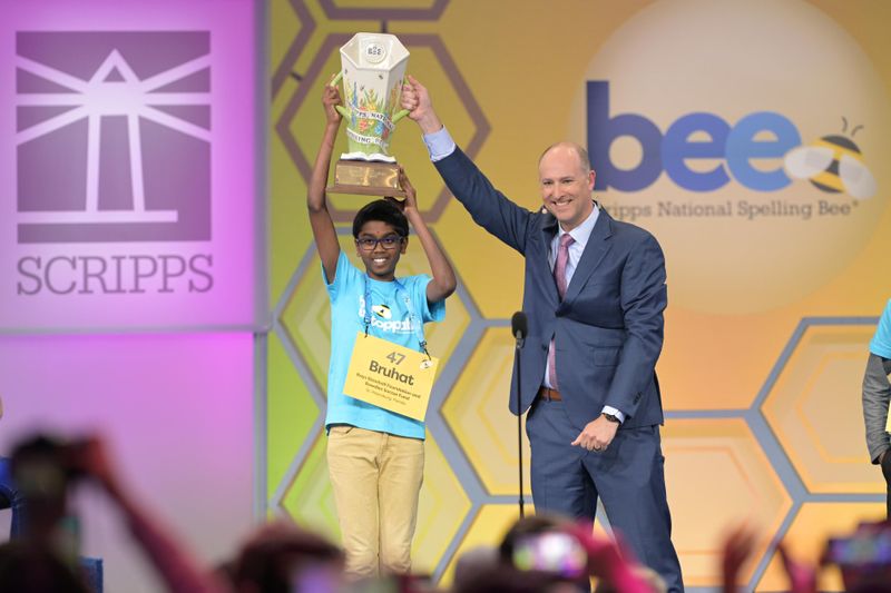 12-year-old Indian-American wins National Spelling Bee contest; WATCH Bruhat Soma spell 29 words correctly snt