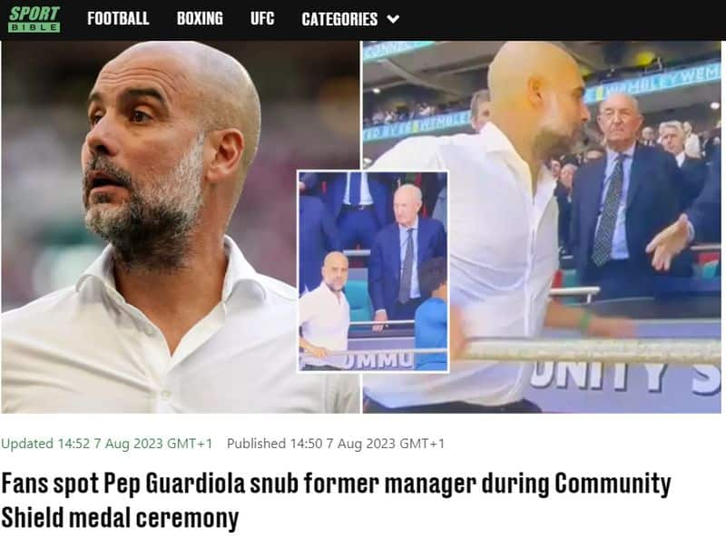 viral video of pep guardiola not shaking hands with israeli official not true 