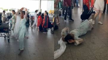 Woman's Unplanned Dance Performance at Mumbai Airport Draws Criticism Online [WATCH] NTI