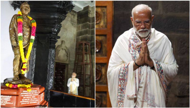 With Campaigning Over, PM Modi Embarks on 45-Hour Meditation at Kanyakumari's Vivekananda Rock Memorial RTM 