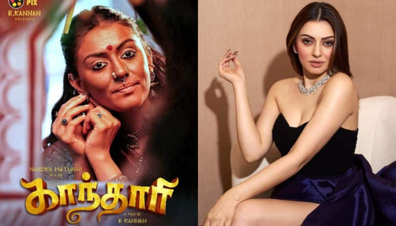 Kollywood Actress Hansika Motwani starring Gandhari movie making video released ans