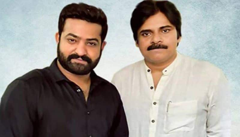 jr NTR and Pawan Kalyan multi-starrer attempts with  Star director Trivikram JmS