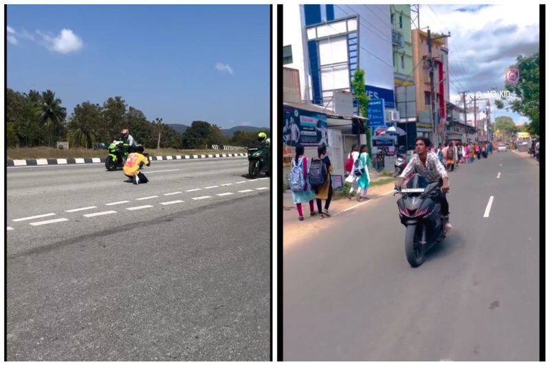 In Madurai, motorists are afraid of youths who engage in bike races on the highway illegally vel