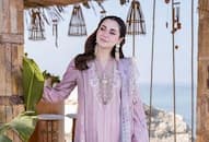 Hania Aamir latest pakistani suit karachi suit zkamn